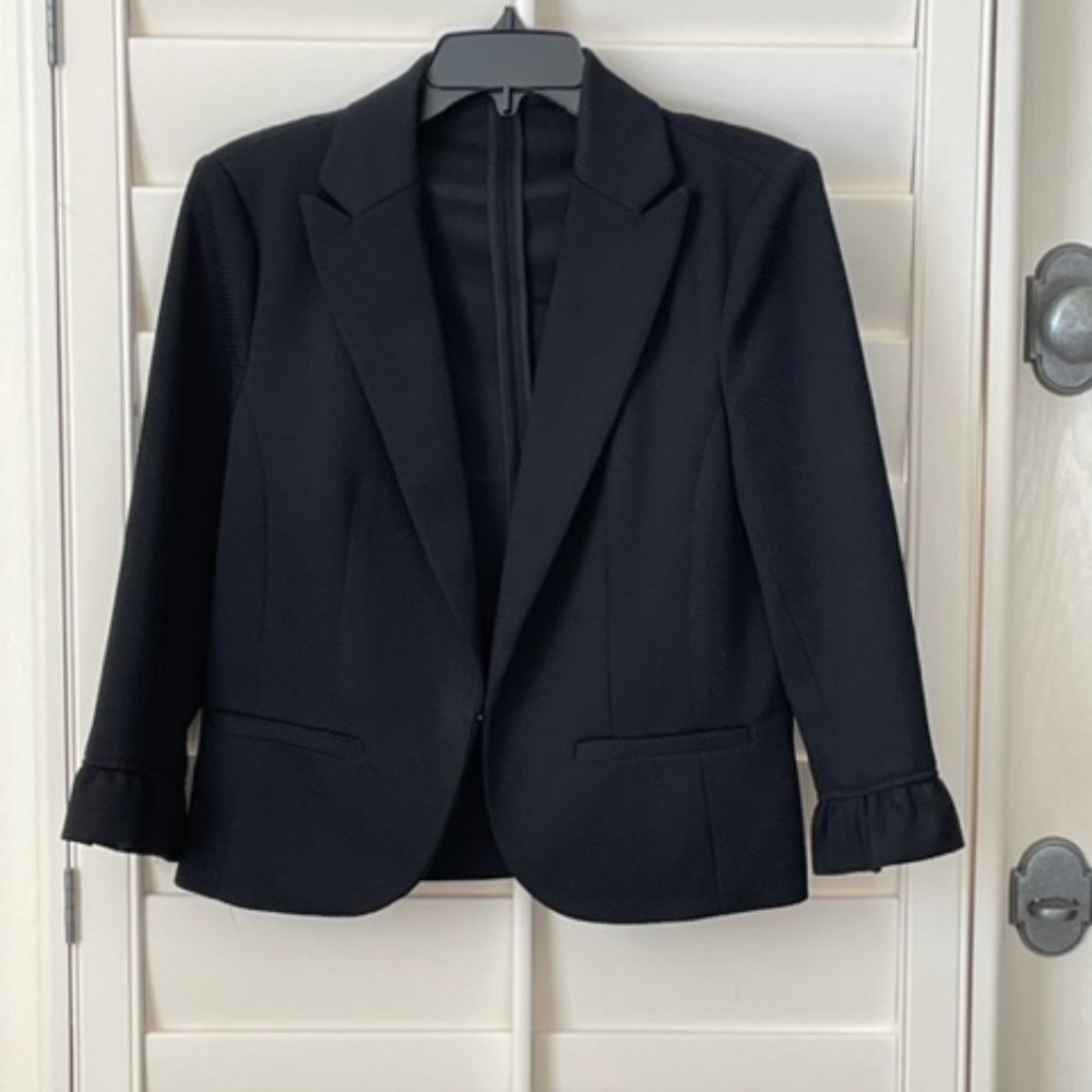 Black "short" blazer